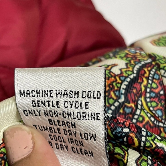 Talbots Red Duck Down Puffer Vest - Picture 5 of 5